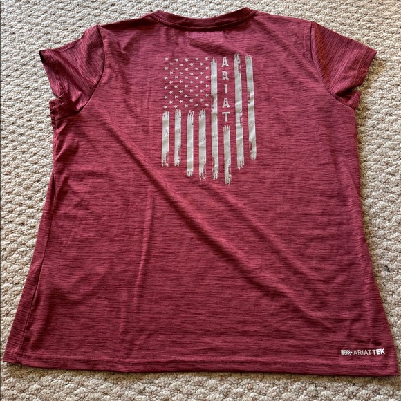 Ariat Tek Women’s Laguna Patriot V Neck  size XXL - Picture 4 of 8